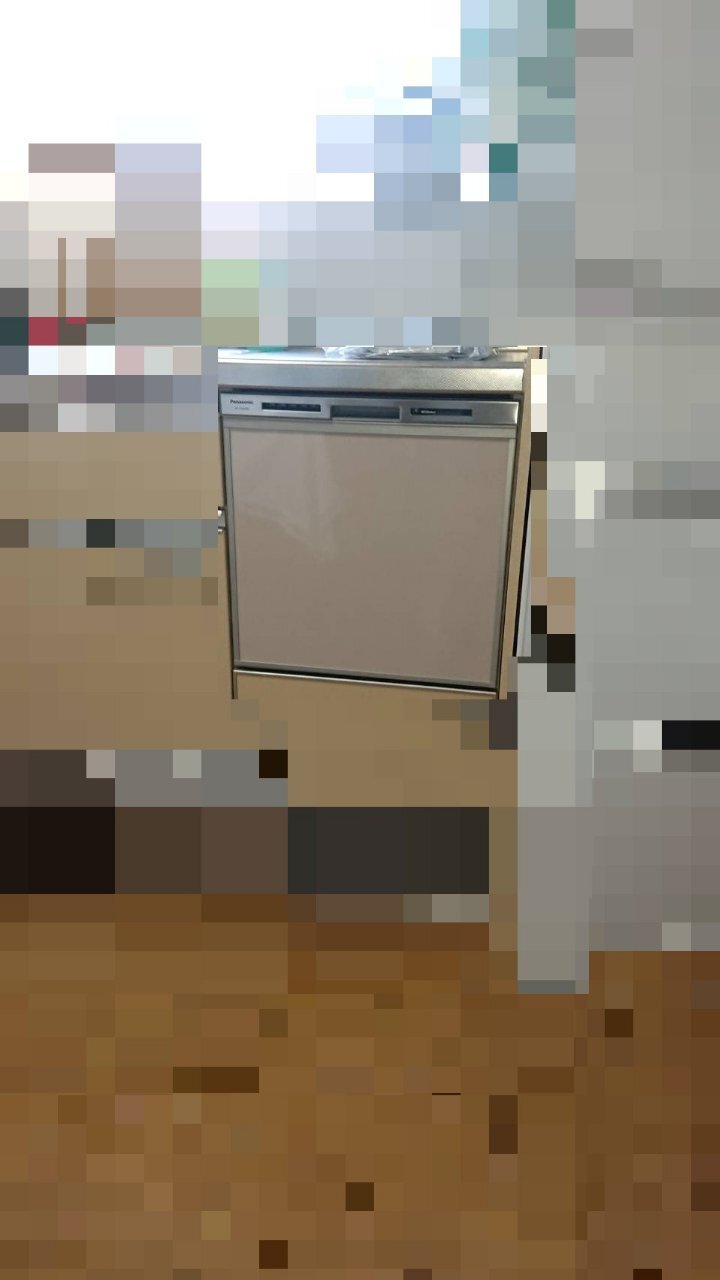 ビルトイン食器洗浄乾燥機施工写真